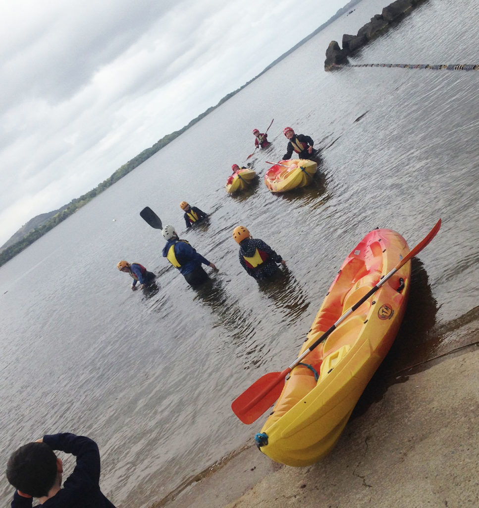 Water activities on Lough Derg