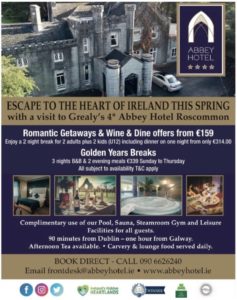 Abbey Hotel Roscommon Breaks