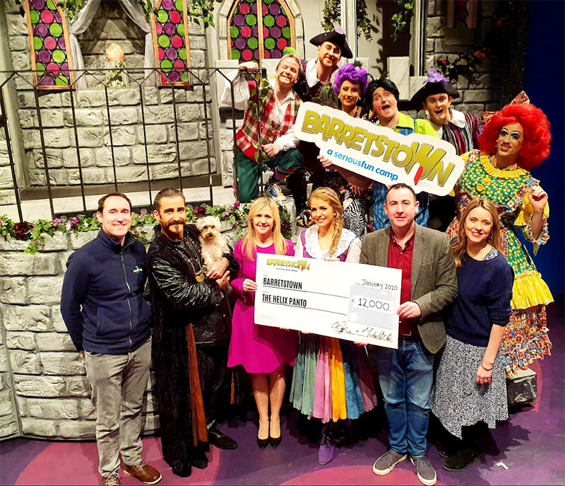 helix panto raise 12000 for charity