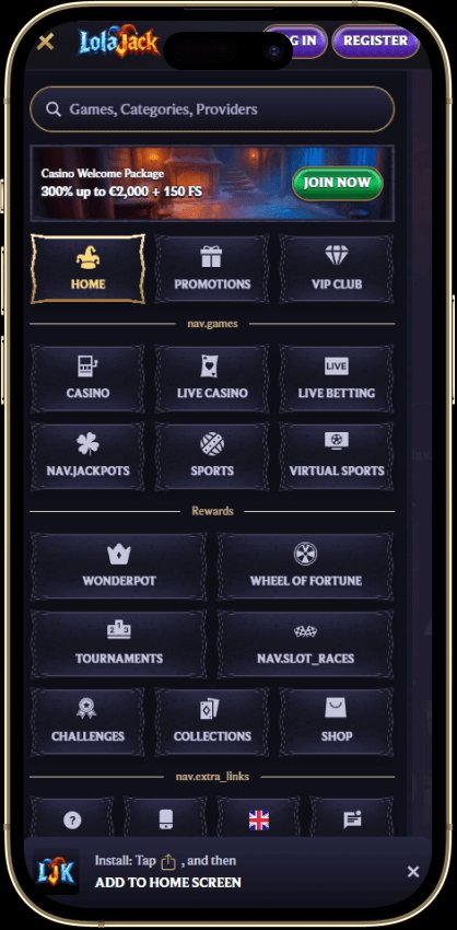 United Kingdom - lolajack casino bonus